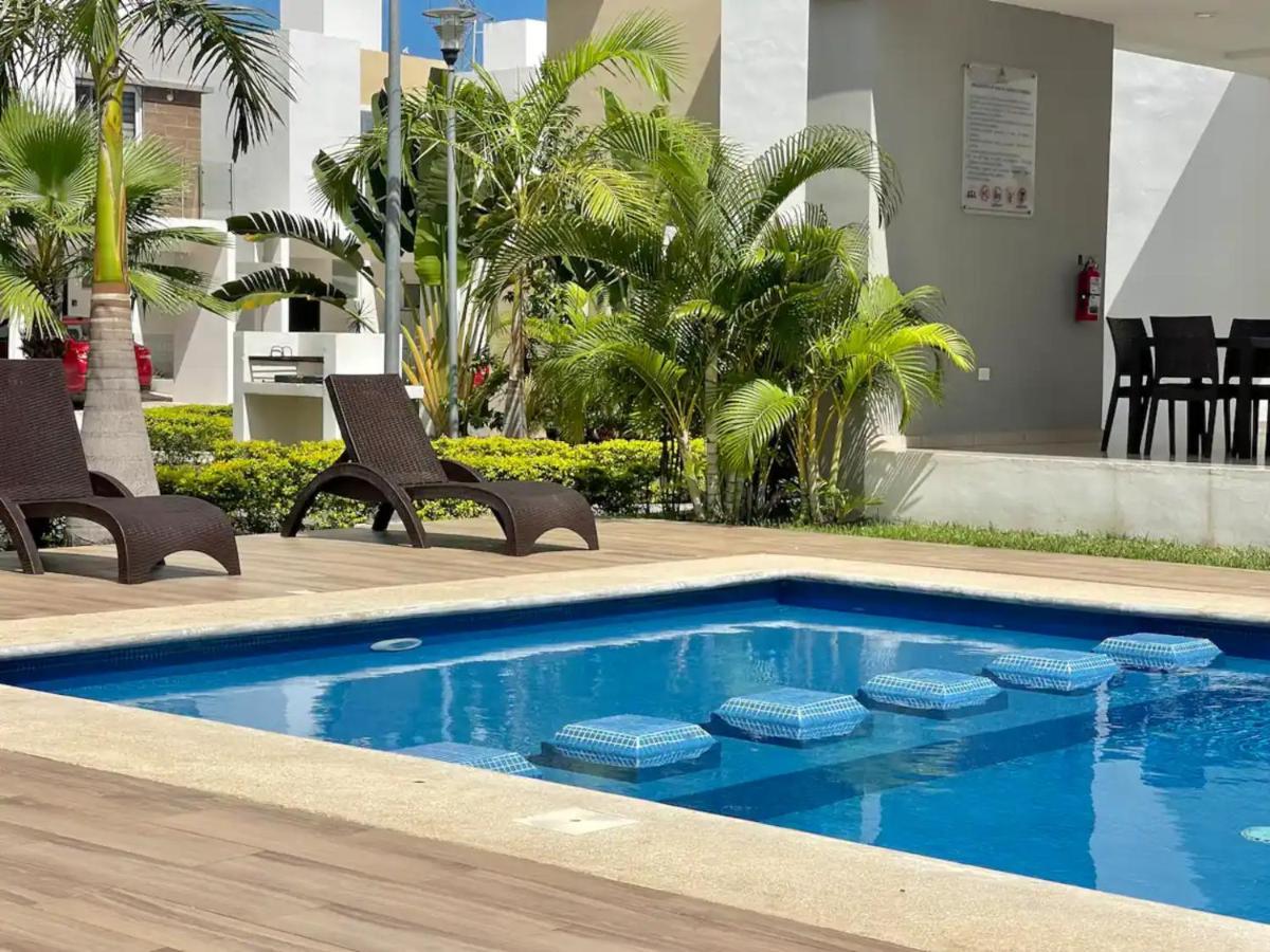 Casa Familiar Cerca De La Playa Con Terraza Privada Villa Cancún Exteriör bild